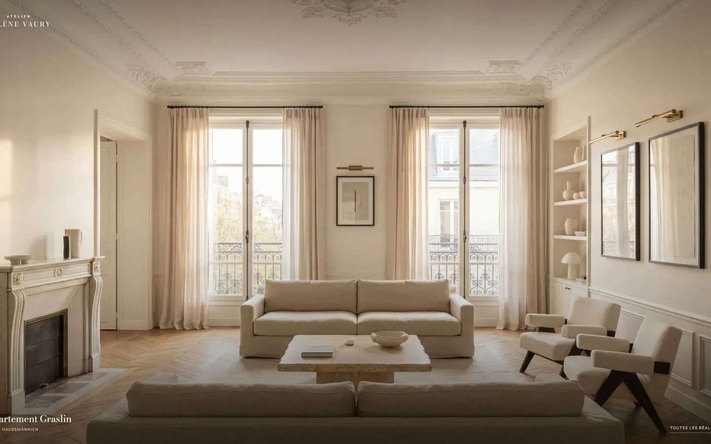 Atelier Solène Vaury, concept site architecte d'intérieur · haussmannien à Nantes (44)