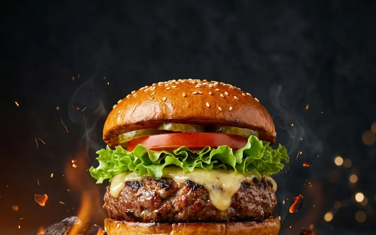 MENHIR — burger breton saisi à la braise, hero du site menhirburger.fr